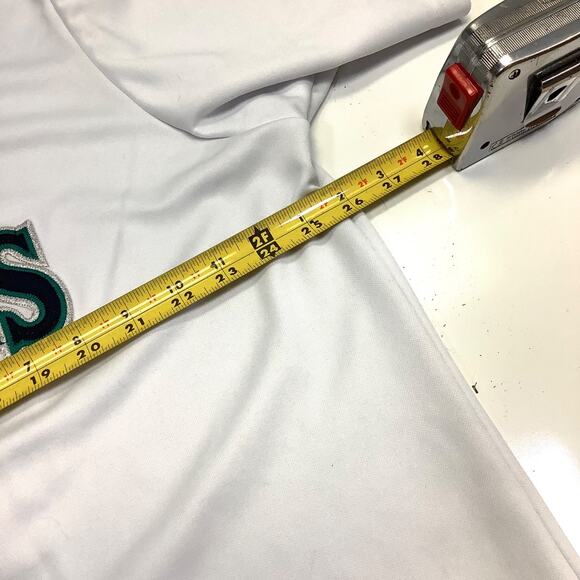 Vintage Bret Boone Seattle Mariners Majestic Mens White Home Jersey Sz XXL VGC - Picture 6 of 8
